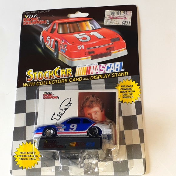Vintage NASCAR Bill Elliott Ford Racing Champions Set 1989/1991 Earnhardt Back - Picture 5 of 10